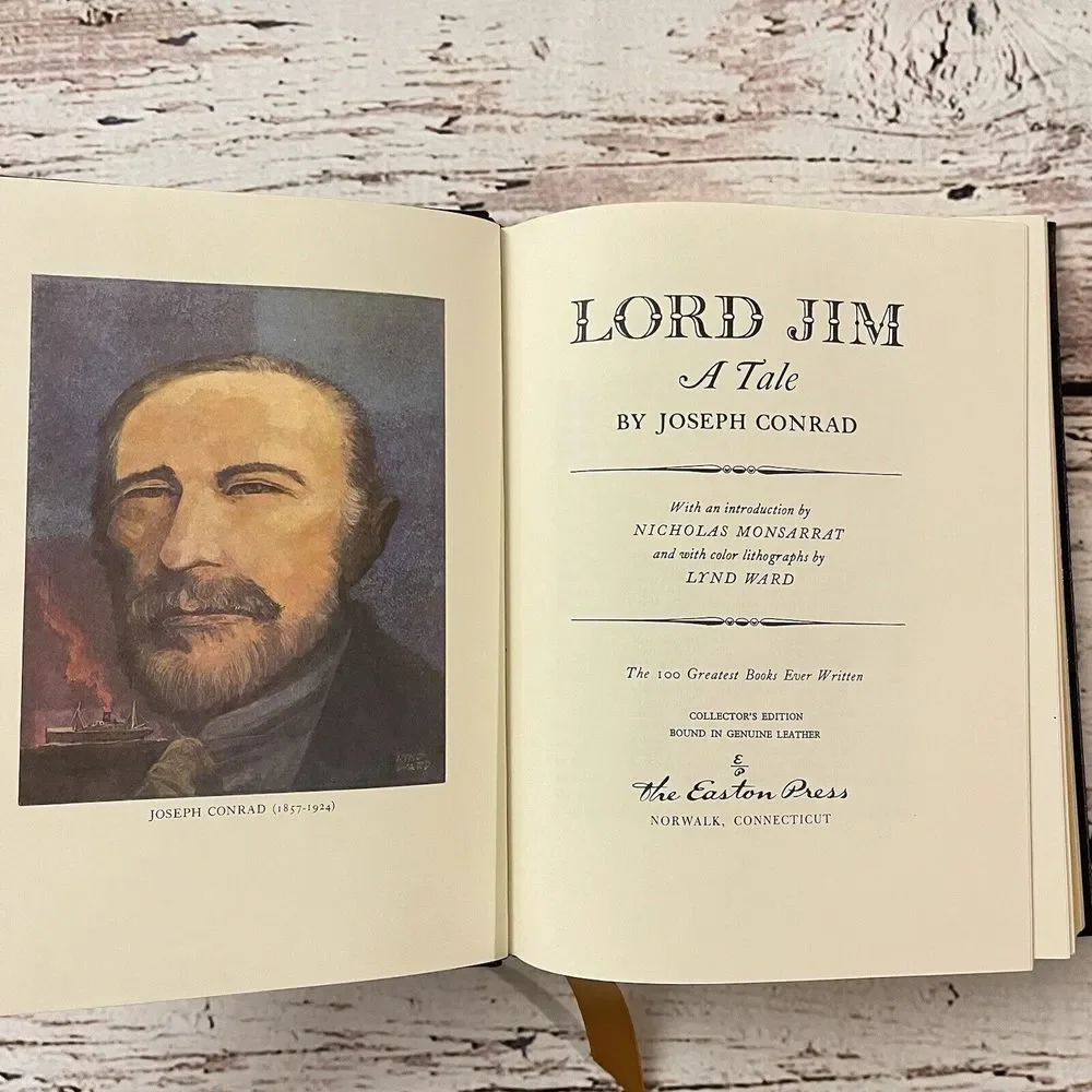 Easton Press LORD JIM Joseph‎ Conrad 1977 LEATHER 1ST Collector's Edition